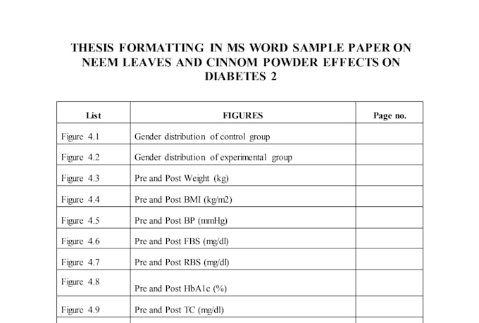 format your thesis in ms word